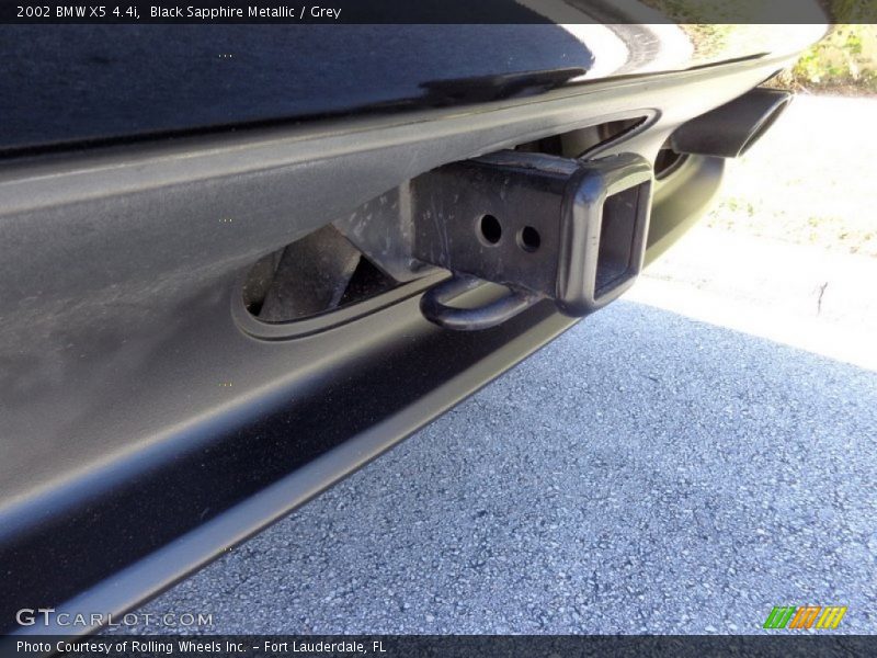 Black Sapphire Metallic / Grey 2002 BMW X5 4.4i