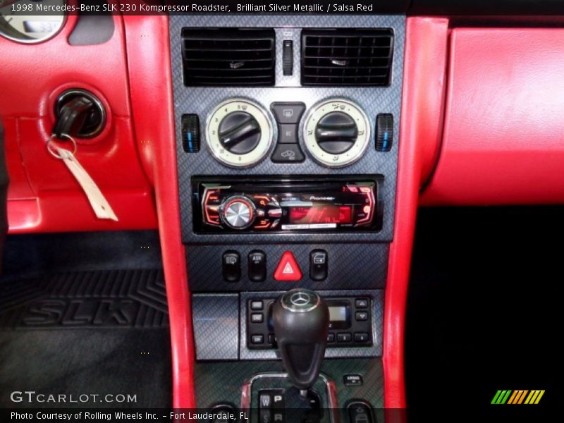 Brilliant Silver Metallic / Salsa Red 1998 Mercedes-Benz SLK 230 Kompressor Roadster