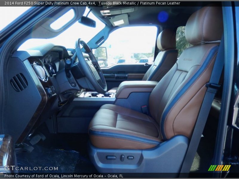 Tuxedo Black Metallic / Platinum Pecan Leather 2014 Ford F250 Super Duty Platinum Crew Cab 4x4