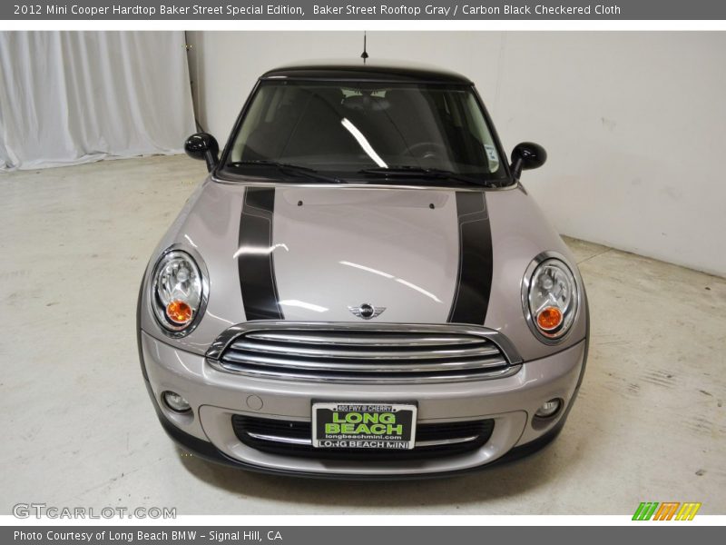 Baker Street Rooftop Gray / Carbon Black Checkered Cloth 2012 Mini Cooper Hardtop Baker Street Special Edition