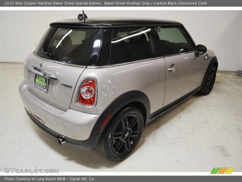 Baker Street Rooftop Gray / Carbon Black Checkered Cloth 2012 Mini Cooper Hardtop Baker Street Special Edition