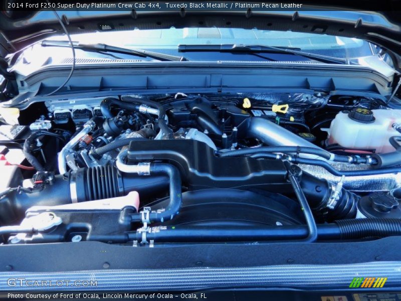Tuxedo Black Metallic / Platinum Pecan Leather 2014 Ford F250 Super Duty Platinum Crew Cab 4x4