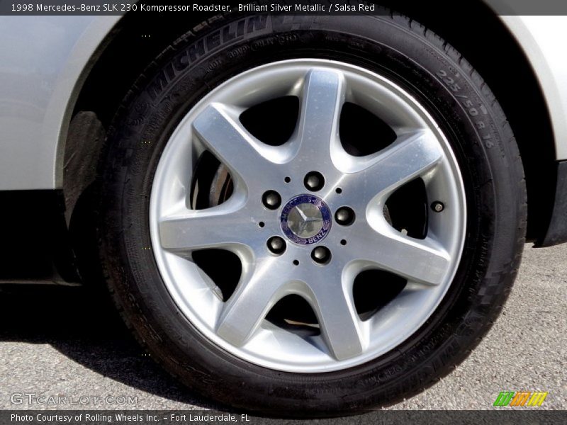 Brilliant Silver Metallic / Salsa Red 1998 Mercedes-Benz SLK 230 Kompressor Roadster