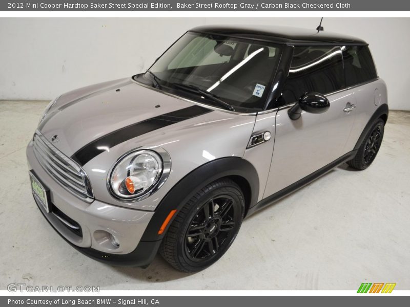 Baker Street Rooftop Gray / Carbon Black Checkered Cloth 2012 Mini Cooper Hardtop Baker Street Special Edition