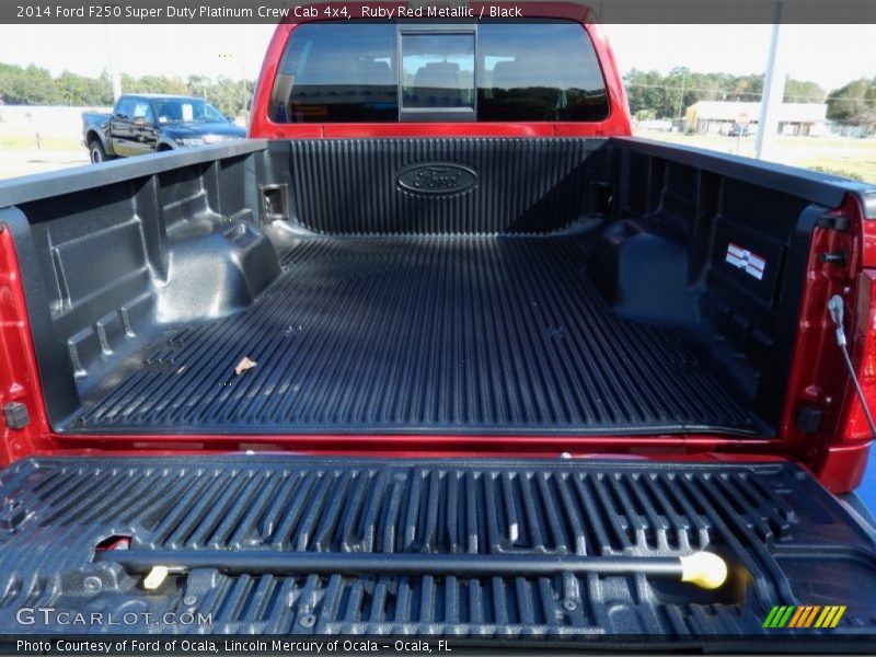 Ruby Red Metallic / Black 2014 Ford F250 Super Duty Platinum Crew Cab 4x4
