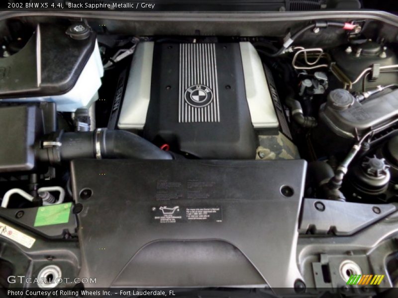 Black Sapphire Metallic / Grey 2002 BMW X5 4.4i
