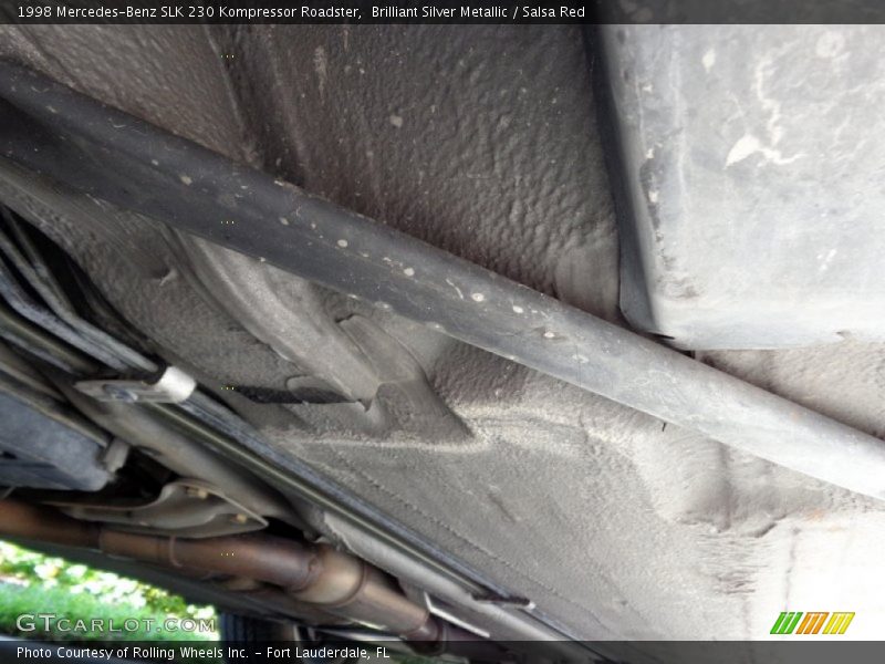 Brilliant Silver Metallic / Salsa Red 1998 Mercedes-Benz SLK 230 Kompressor Roadster