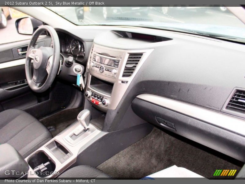 Sky Blue Metallic / Off Black 2012 Subaru Outback 2.5i