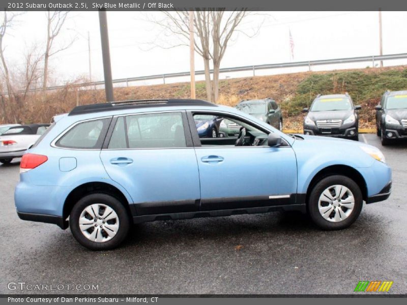 Sky Blue Metallic / Off Black 2012 Subaru Outback 2.5i