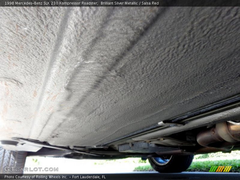Brilliant Silver Metallic / Salsa Red 1998 Mercedes-Benz SLK 230 Kompressor Roadster