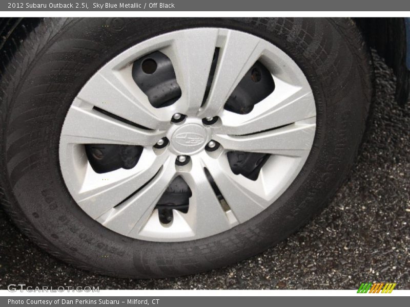 Sky Blue Metallic / Off Black 2012 Subaru Outback 2.5i
