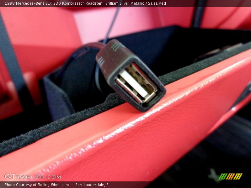Brilliant Silver Metallic / Salsa Red 1998 Mercedes-Benz SLK 230 Kompressor Roadster