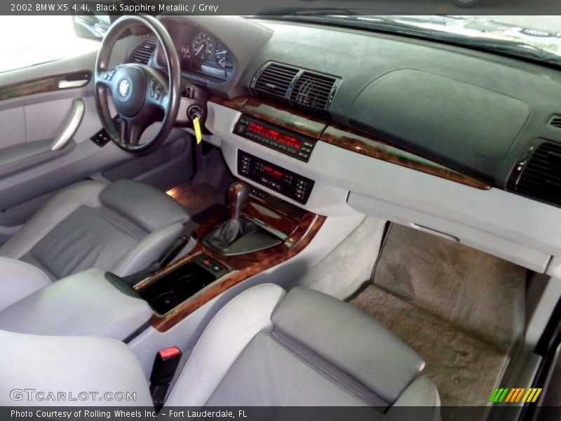 Black Sapphire Metallic / Grey 2002 BMW X5 4.4i