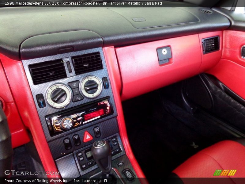 Brilliant Silver Metallic / Salsa Red 1998 Mercedes-Benz SLK 230 Kompressor Roadster