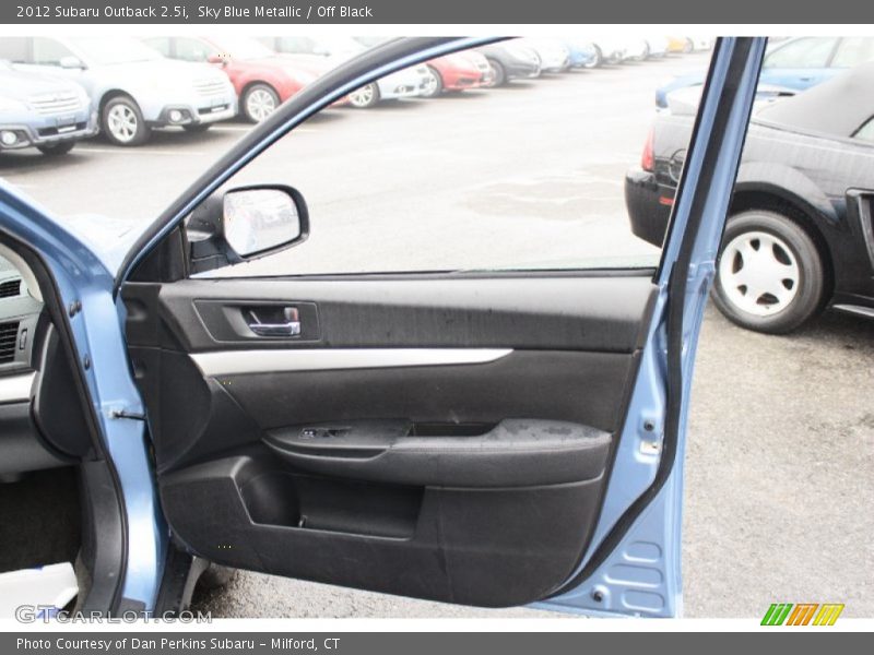 Sky Blue Metallic / Off Black 2012 Subaru Outback 2.5i