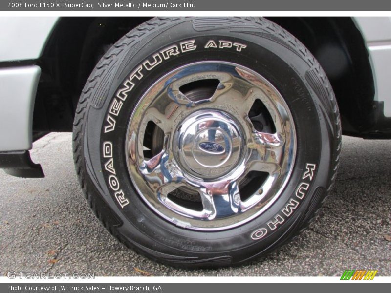 Silver Metallic / Medium/Dark Flint 2008 Ford F150 XL SuperCab