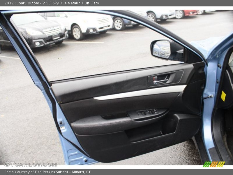 Sky Blue Metallic / Off Black 2012 Subaru Outback 2.5i