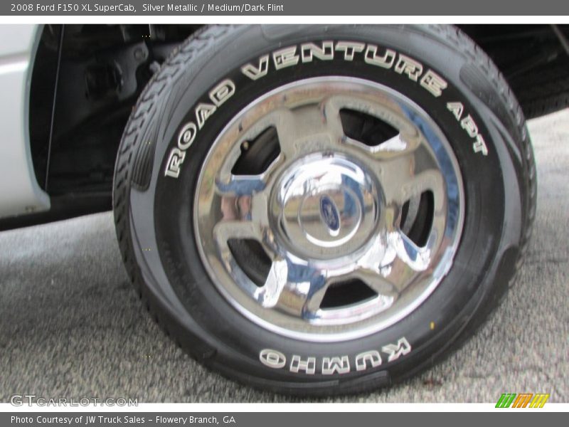 Silver Metallic / Medium/Dark Flint 2008 Ford F150 XL SuperCab
