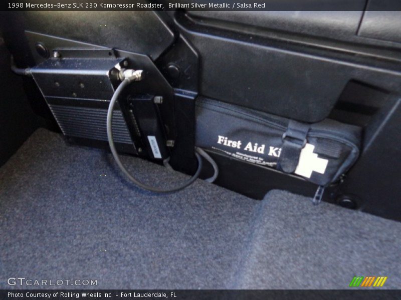 Brilliant Silver Metallic / Salsa Red 1998 Mercedes-Benz SLK 230 Kompressor Roadster
