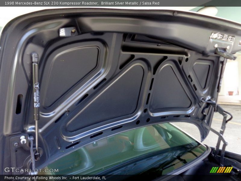 Brilliant Silver Metallic / Salsa Red 1998 Mercedes-Benz SLK 230 Kompressor Roadster