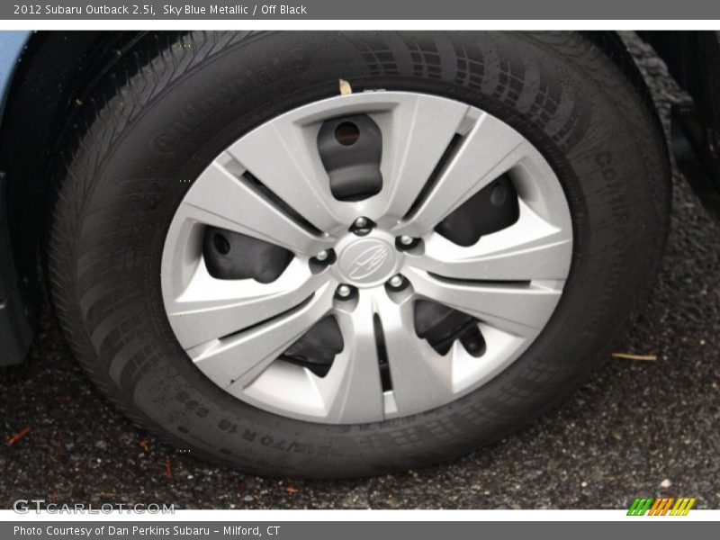 Sky Blue Metallic / Off Black 2012 Subaru Outback 2.5i