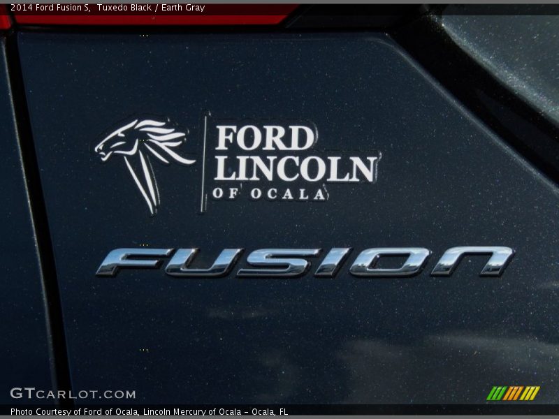 Tuxedo Black / Earth Gray 2014 Ford Fusion S