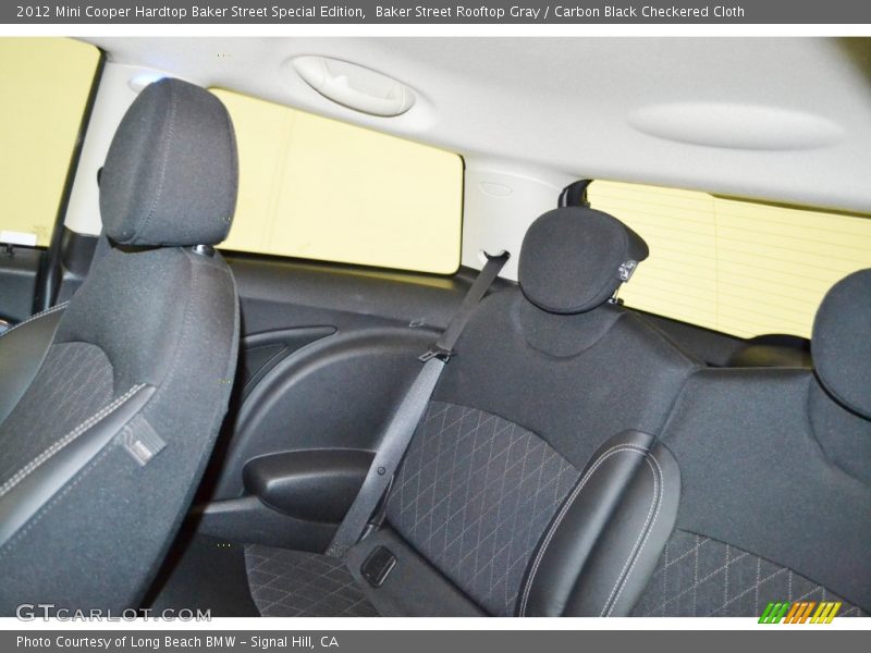 Baker Street Rooftop Gray / Carbon Black Checkered Cloth 2012 Mini Cooper Hardtop Baker Street Special Edition