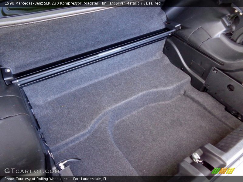 Brilliant Silver Metallic / Salsa Red 1998 Mercedes-Benz SLK 230 Kompressor Roadster