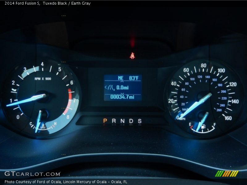 Tuxedo Black / Earth Gray 2014 Ford Fusion S