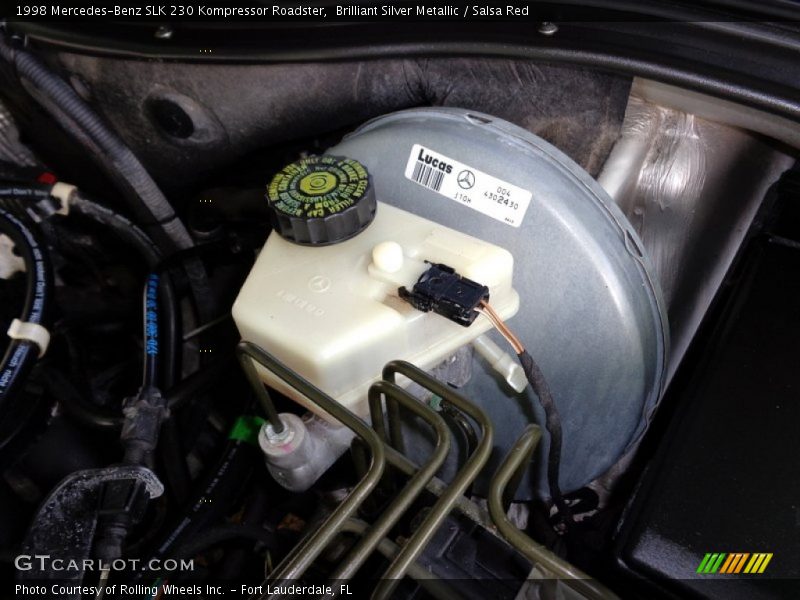 Brilliant Silver Metallic / Salsa Red 1998 Mercedes-Benz SLK 230 Kompressor Roadster