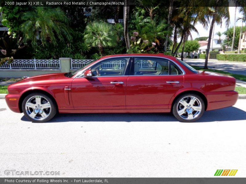  2008 XJ XJ8 L Radiance Red Metallic