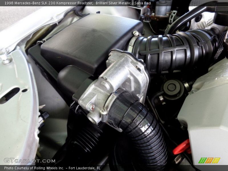 Brilliant Silver Metallic / Salsa Red 1998 Mercedes-Benz SLK 230 Kompressor Roadster