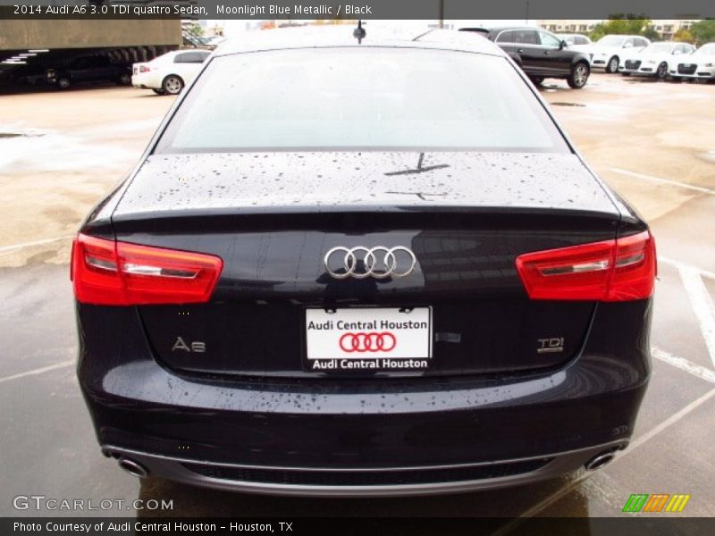 Moonlight Blue Metallic / Black 2014 Audi A6 3.0 TDI quattro Sedan