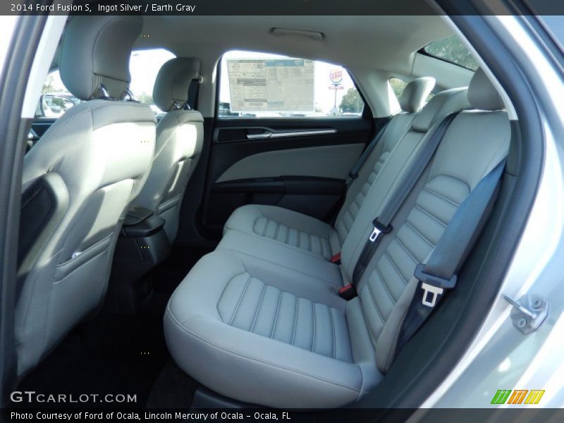 Ingot Silver / Earth Gray 2014 Ford Fusion S