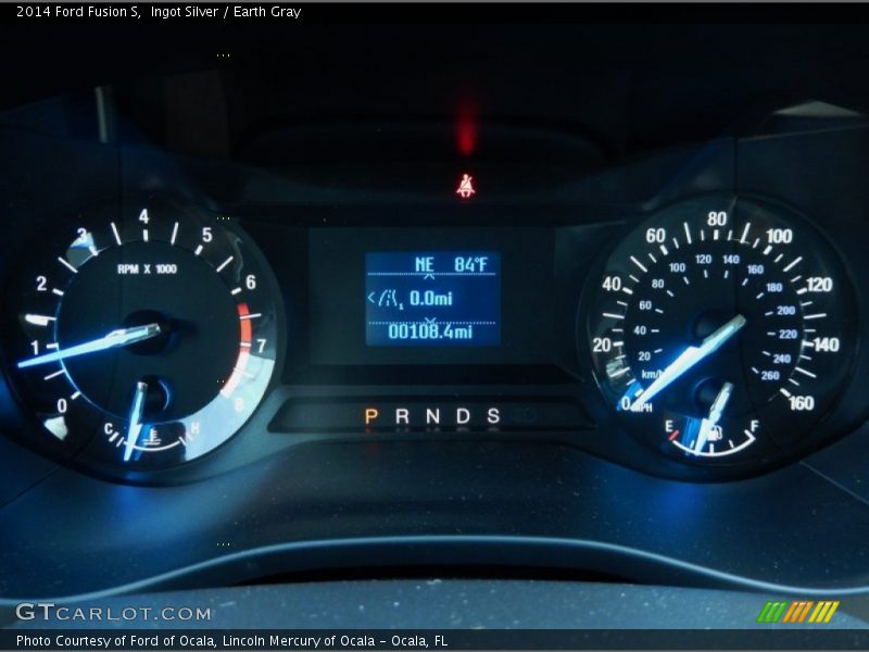 Ingot Silver / Earth Gray 2014 Ford Fusion S