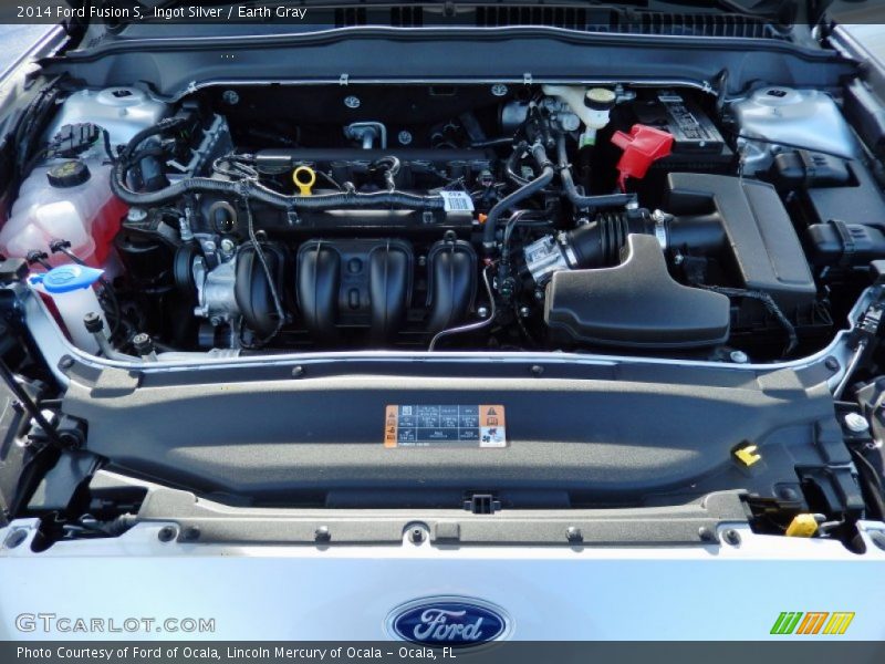 Ingot Silver / Earth Gray 2014 Ford Fusion S