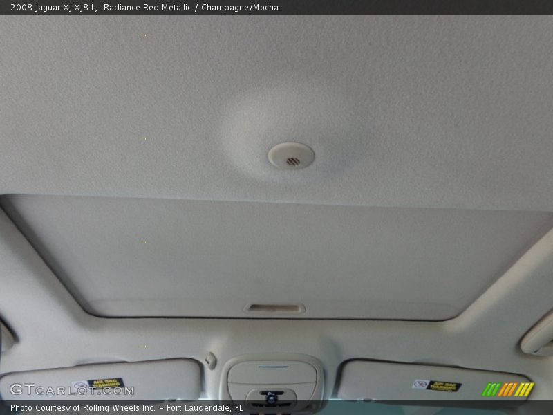 Radiance Red Metallic / Champagne/Mocha 2008 Jaguar XJ XJ8 L