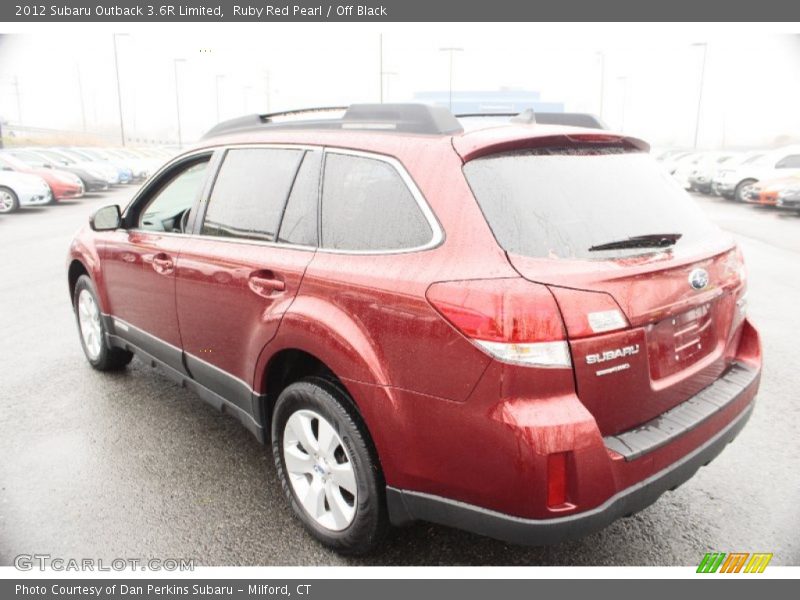 Ruby Red Pearl / Off Black 2012 Subaru Outback 3.6R Limited