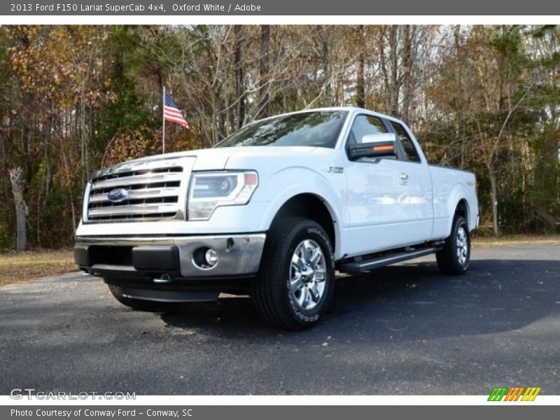 Oxford White / Adobe 2013 Ford F150 Lariat SuperCab 4x4