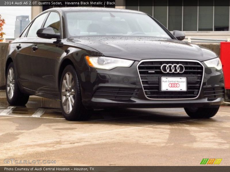 Havanna Black Metallic / Black 2014 Audi A6 2.0T quattro Sedan
