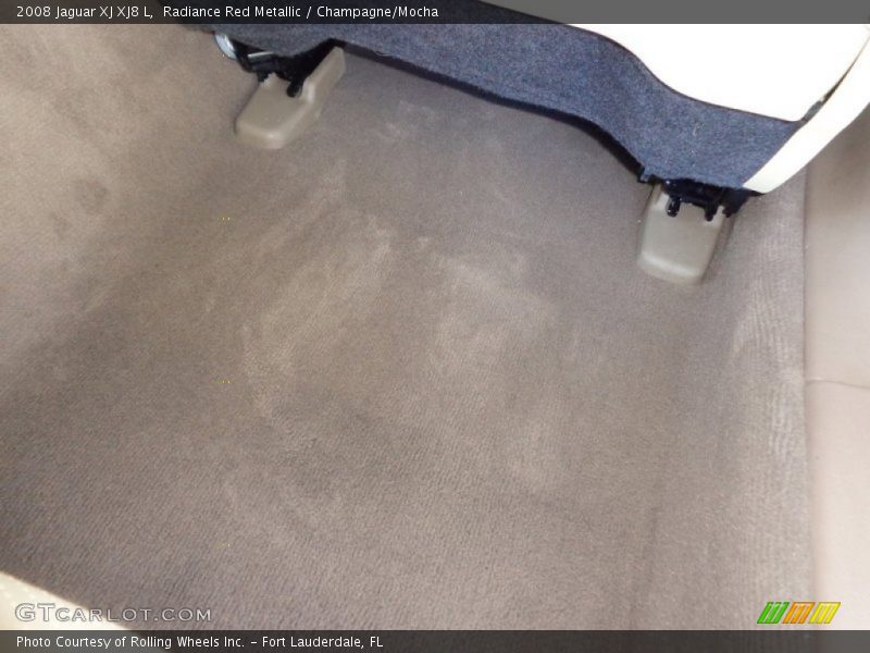 Radiance Red Metallic / Champagne/Mocha 2008 Jaguar XJ XJ8 L