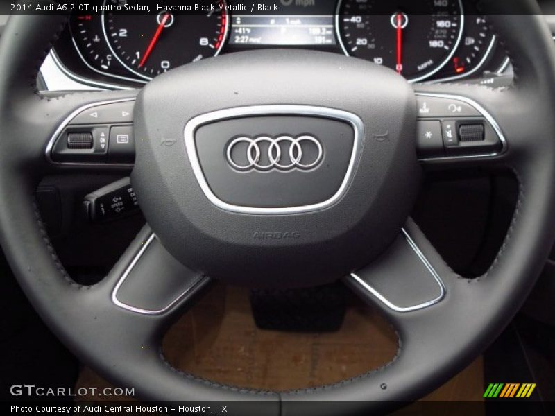 Havanna Black Metallic / Black 2014 Audi A6 2.0T quattro Sedan