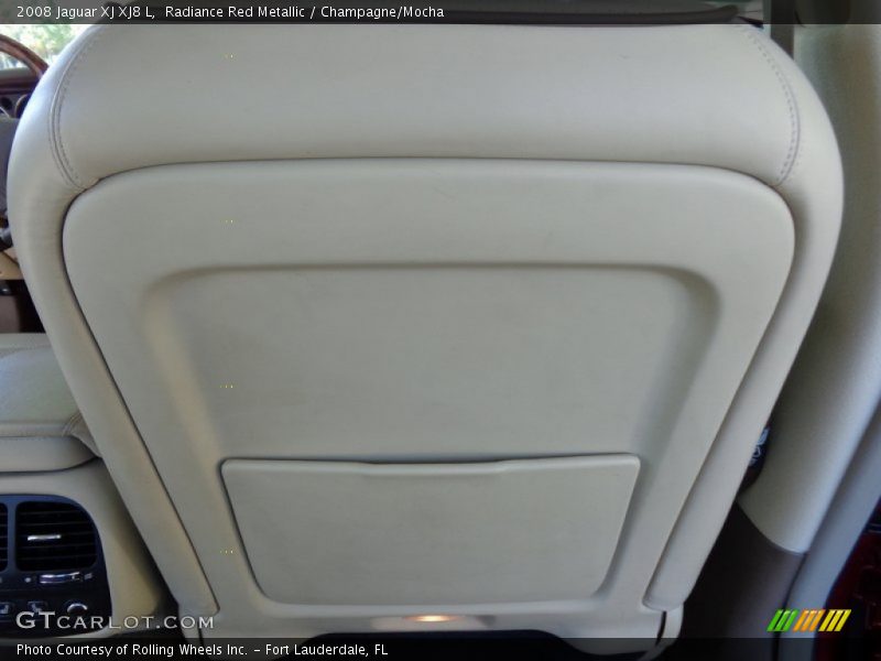 Radiance Red Metallic / Champagne/Mocha 2008 Jaguar XJ XJ8 L