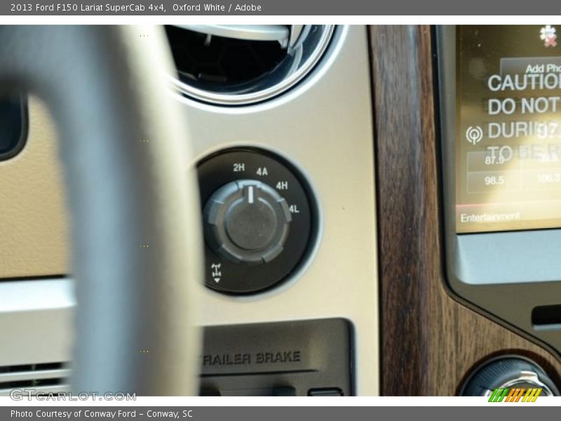 Oxford White / Adobe 2013 Ford F150 Lariat SuperCab 4x4