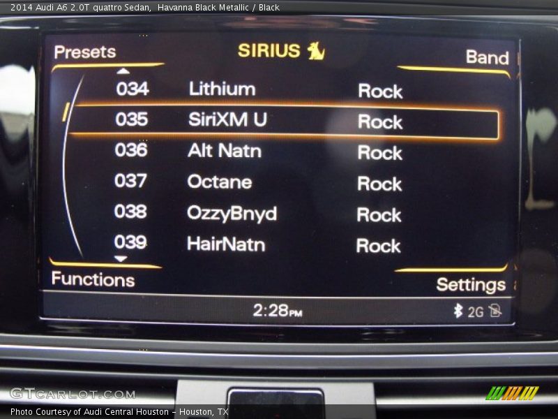 Havanna Black Metallic / Black 2014 Audi A6 2.0T quattro Sedan