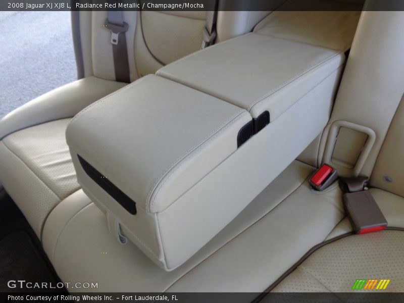 Radiance Red Metallic / Champagne/Mocha 2008 Jaguar XJ XJ8 L