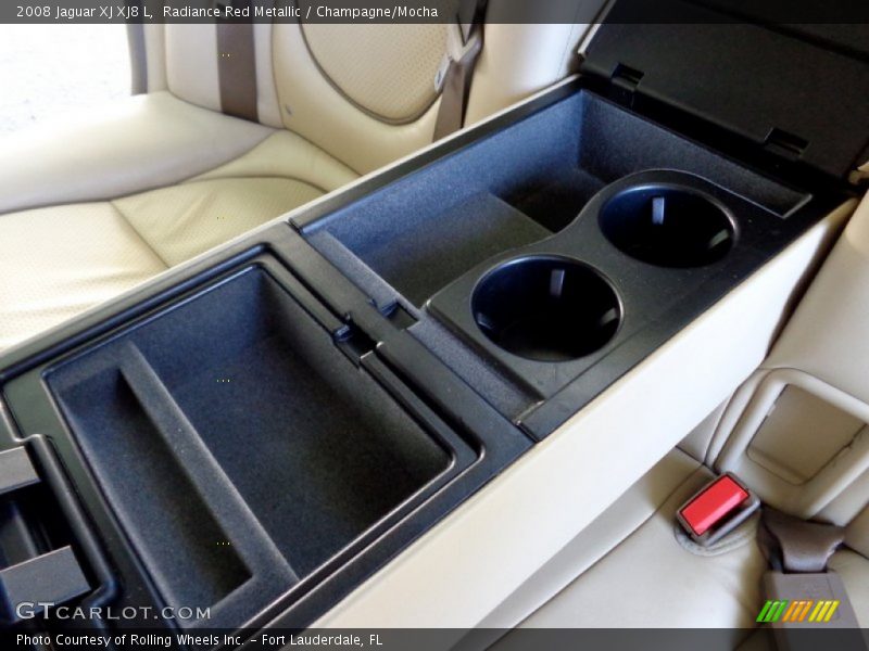 Radiance Red Metallic / Champagne/Mocha 2008 Jaguar XJ XJ8 L