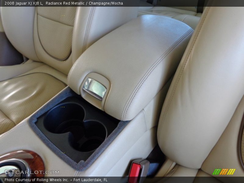 Radiance Red Metallic / Champagne/Mocha 2008 Jaguar XJ XJ8 L