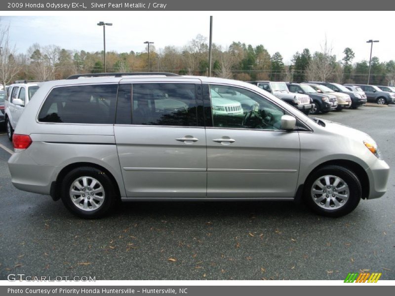 Silver Pearl Metallic / Gray 2009 Honda Odyssey EX-L