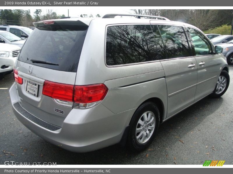 Silver Pearl Metallic / Gray 2009 Honda Odyssey EX-L